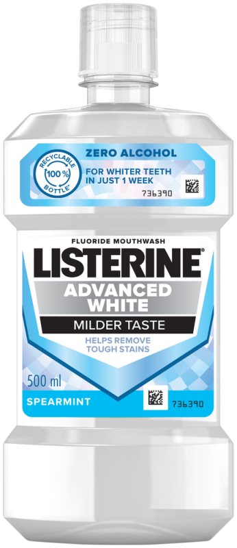 LISTERINE ADVANCED WHITE MILD TASTE 500M