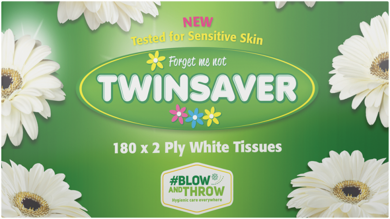 TISSUE Facial Twinsaver BOX/180