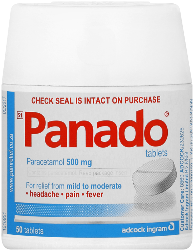 PANADO 500MG TAB 50 SPARTAN