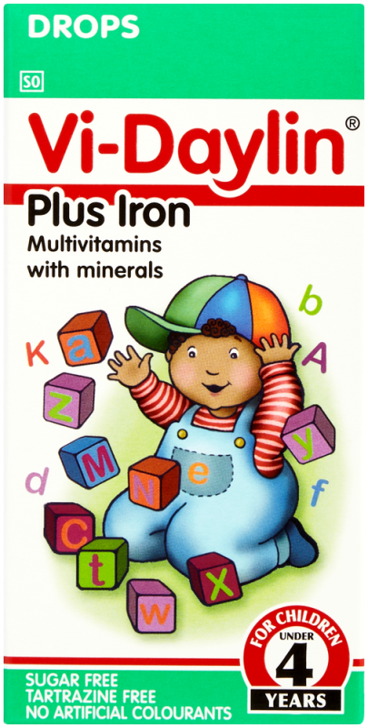 VI-DAYLIN MULTIVIT+ IRON DROPS 30ML*OOS*