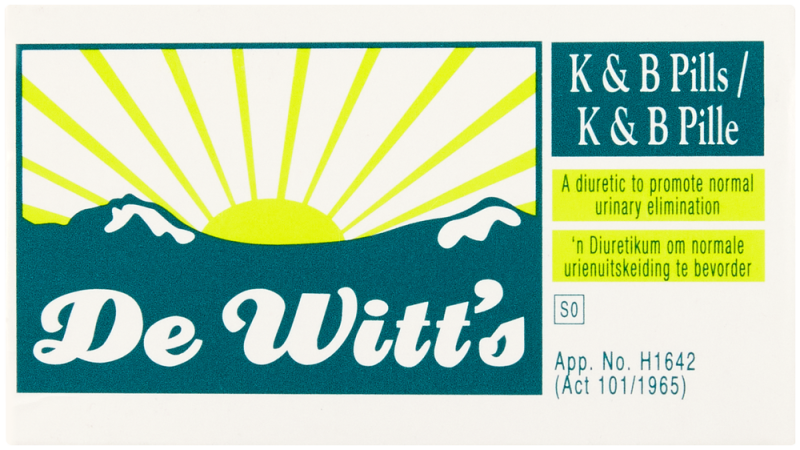 DE WITTS PILLS 100 Kidney+Bladder