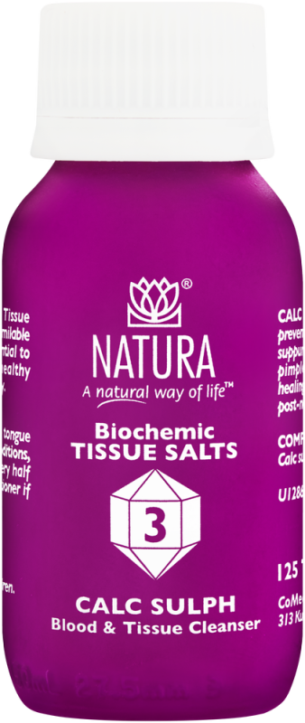 NATURA T/S CALC SULP D6 TAB 125