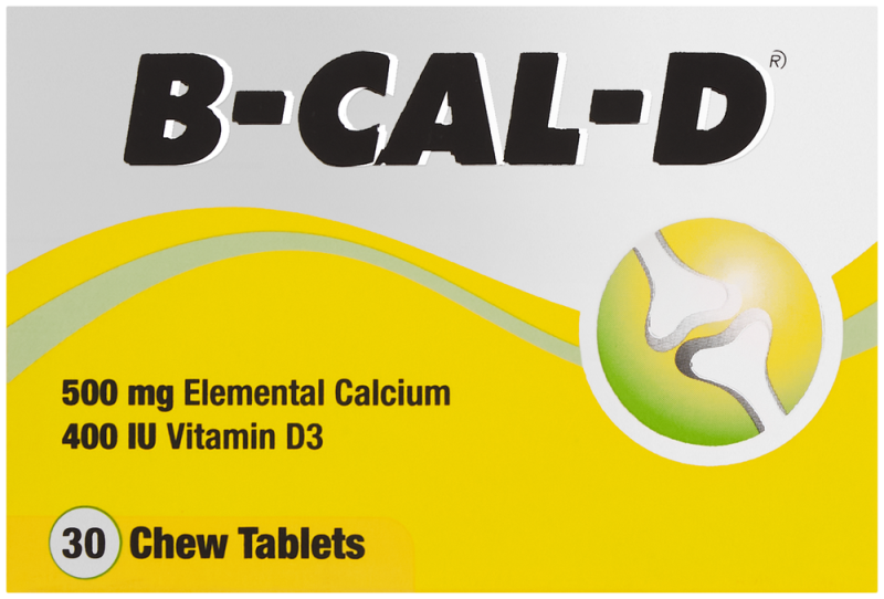 B-CAL-D Chew Tabs 30