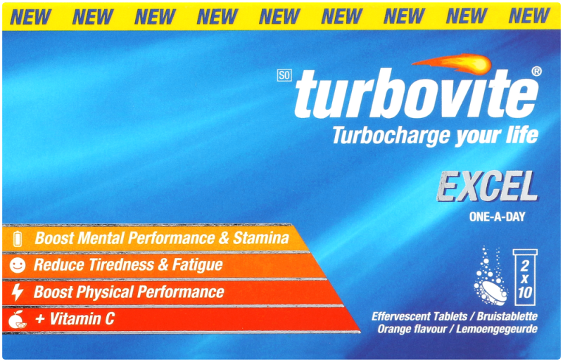 TURBOVITE Excel Eff Tabs 2 x 10