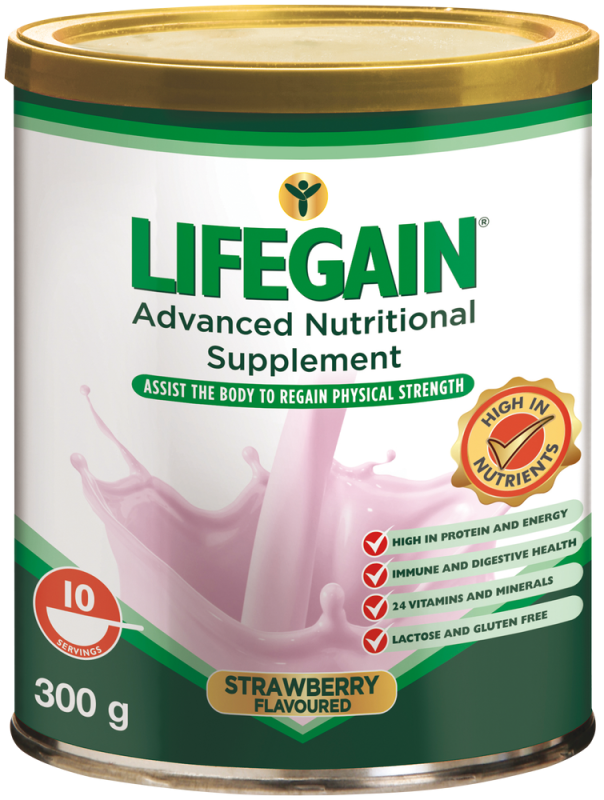 LIFEGAIN Strawberry Gluten Free 300g