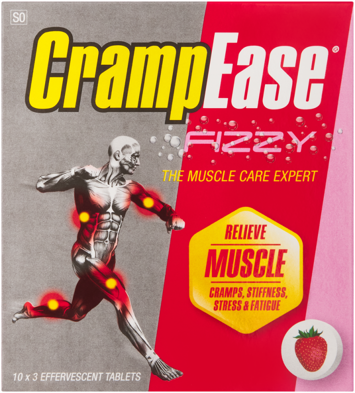 CRAMPEASE FIZZY STRAWBERRY TABS 30