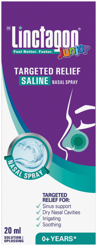 LINCTAGON JUNIOR SALINE NASAL SPRAY 20ML