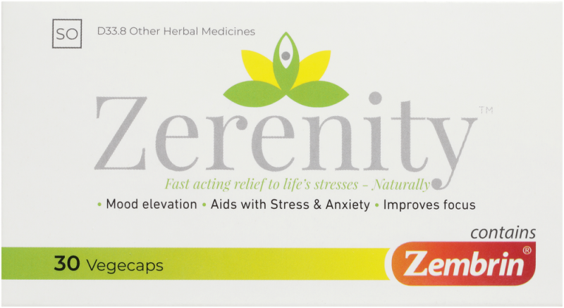 ZERENITY CAPS 30'S ACUTE