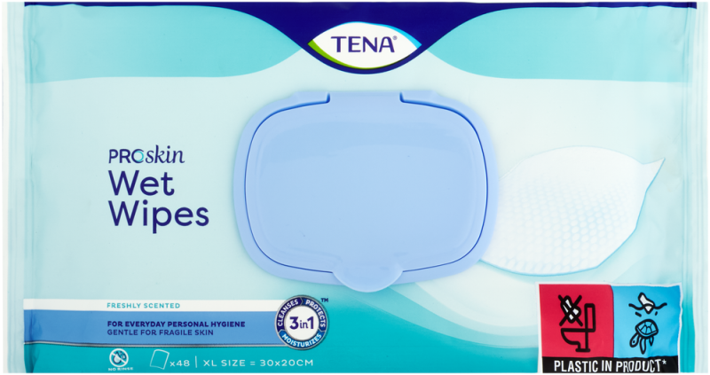 TENA WET WIPES 3IN1 48 799706
