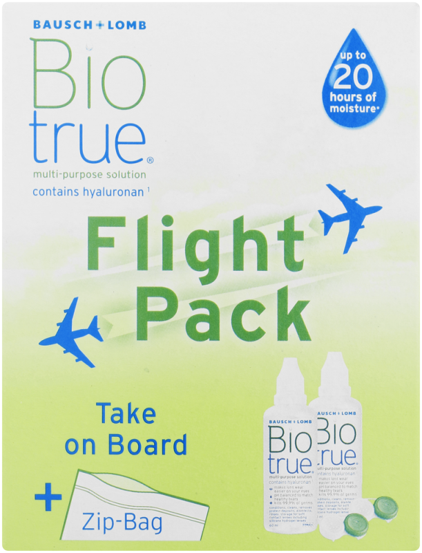 BIOTRUE MULTIPURPOSE FLIGHT 2X60ML