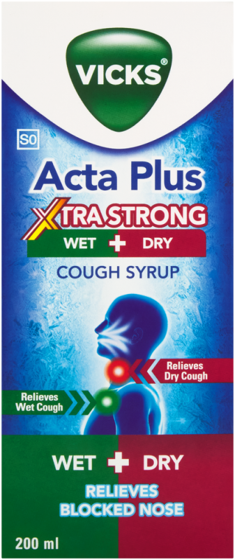 VICKS XTRA STRONG SYRUP 200ML